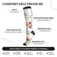 thumbnail image 2 of Pofeuu Home Sweet Home Floral Print Compression Socks for Women & Men Circulation - Best Support for Nurses,Running,Athletic,Sports, 2 of 7