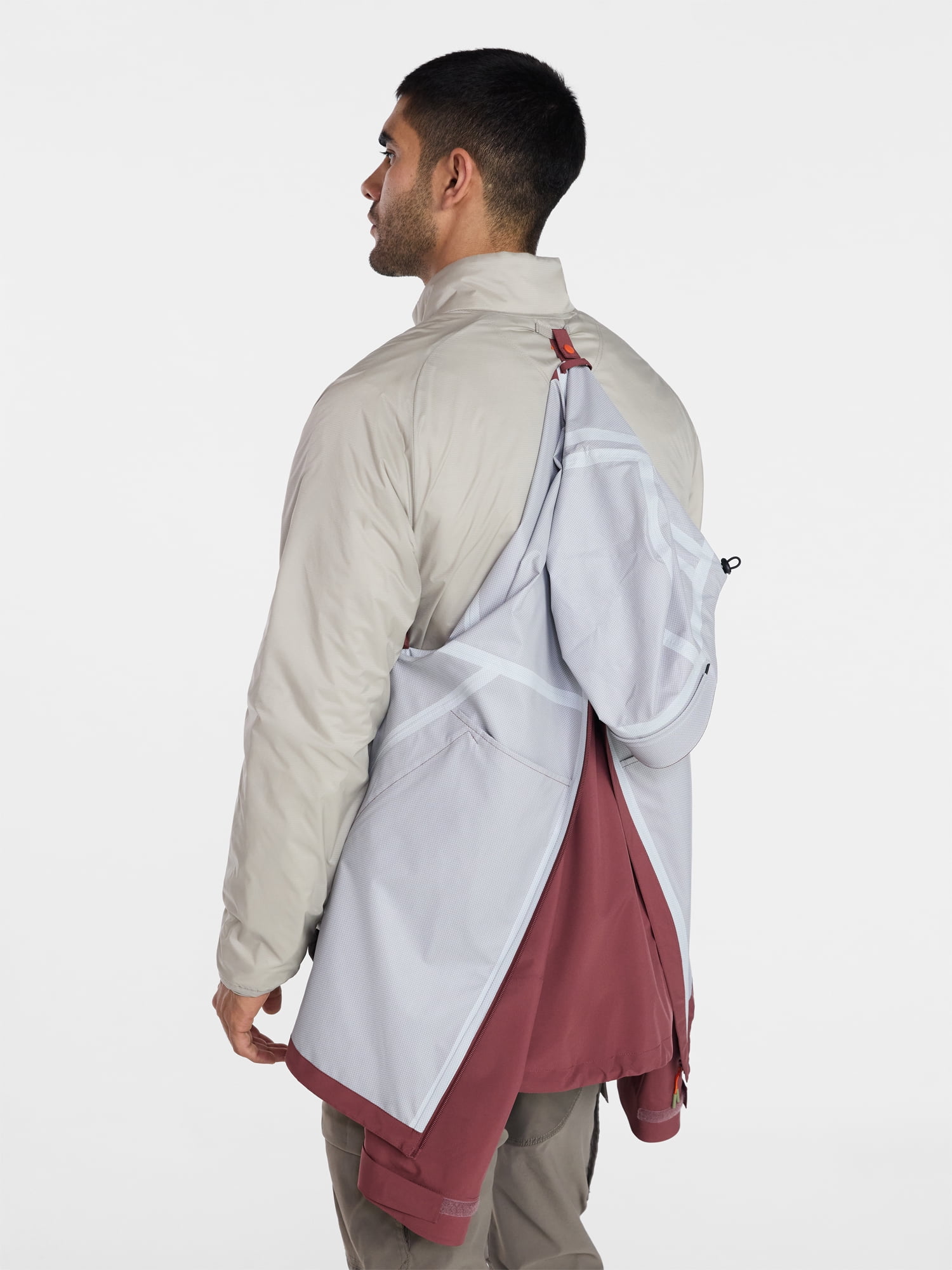 Ozark Trail Men's and Big Men's Seal Seamed Rain Jacket, Sizes S-3XL