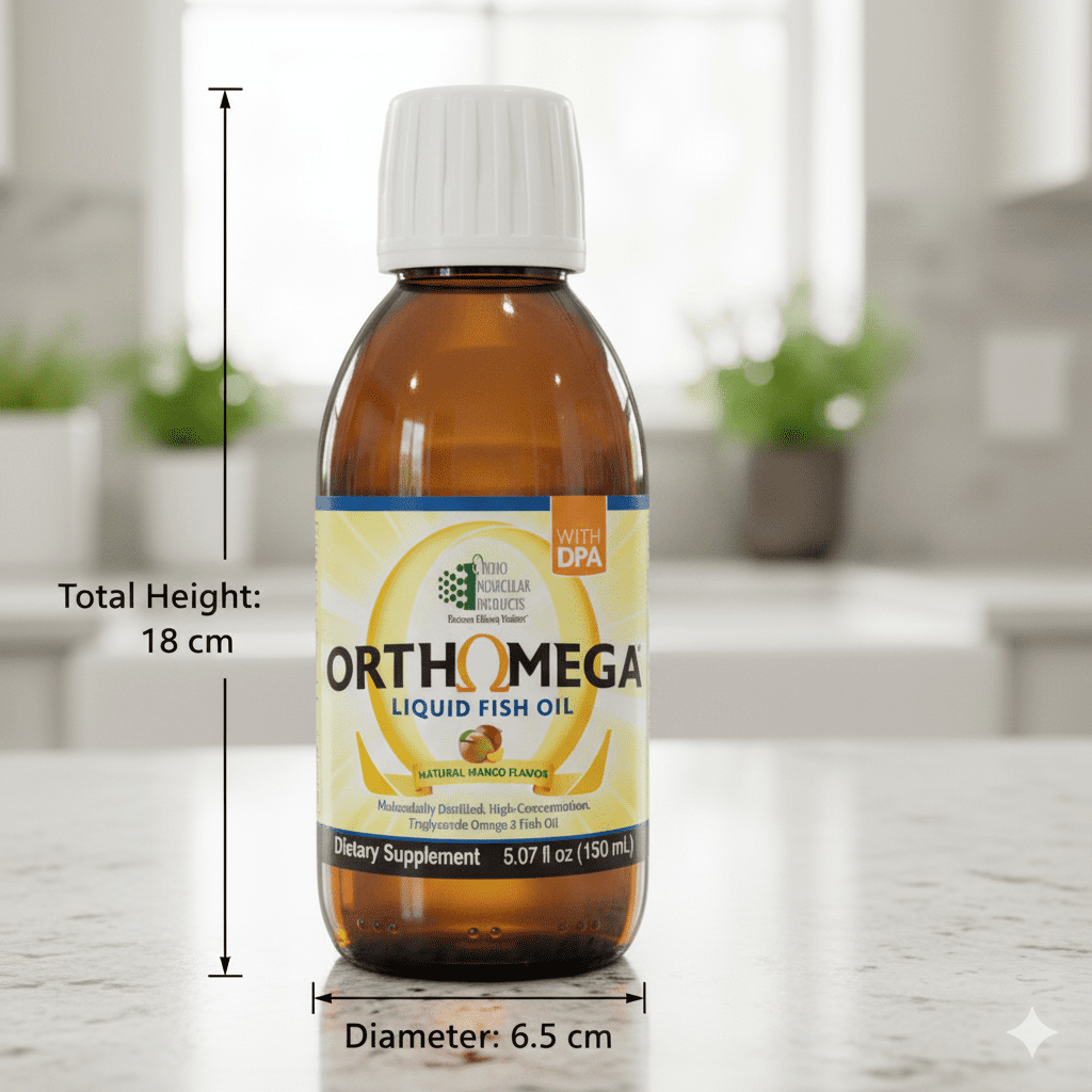 Ortho Molecular Products Orthomega Liquid Fish Oil Mango 5.07 fl oz