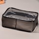 thumbnail image 3 of Paquete de 2 neceser de maquillaje de viaje blanco + negro para mujeres y hombres, neceser de transporte compatible con la aerolínea del aeropuerto (para mayores de 12 años), 3 of 5