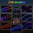 thumbnail image 3 of Car LED Lights Interior Dreamcolorful Neon Lights for Dashboard RGB Ambient Light with Smart APP Control USB Music Rhythm Color Changing LED Strip Lights for Car,Truck,SUV Accessories, 3 of 6
