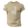 thumbnail image 3 of Mens 250 Anniversary USA Shirt Flag Logo Casual Fitness 3d Printed Short Sleeved T Shirt Summer Tee Tops 3XL, 3 of 3