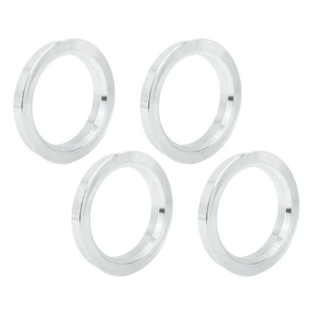 4Pcs 73.1 a 56.1 mm Aluminio Aleación Coche Cubo Centrado círculos