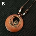 thumbnail image 5 of K-KED Boho Long Sweater Chain Retro Wooden Beads Pendant Necklace Women Delicate Jewelry Gifts-K, 5 of 9
