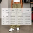 thumbnail image 4 of Hilzaten Baggy Straight Leg Cargo Pants for Women Elastic Waist Casual Loose Drawstring Sport Outdoor Solid Pockets Pants for Women, 4 of 7