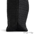 thumbnail image 3 of Rutledge & King Straw Bag Beach Bag - Large Tote Bag (Black), 3 of 5