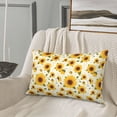 thumbnail image 5 of Lsque European-style Pattern Sunflower A Pattern Pillow Case – Soft & Cozy Throw Pillow Cover, Hypoallergenic Cushion Case for Sleeping Women with Envelope Closure-20"x30", 5 of 6