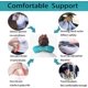 thumbnail image 3 of Almohada de cuello en forma de U ZHAOCHENG almohada de viaje inflable de felpa suave, 3 of 5