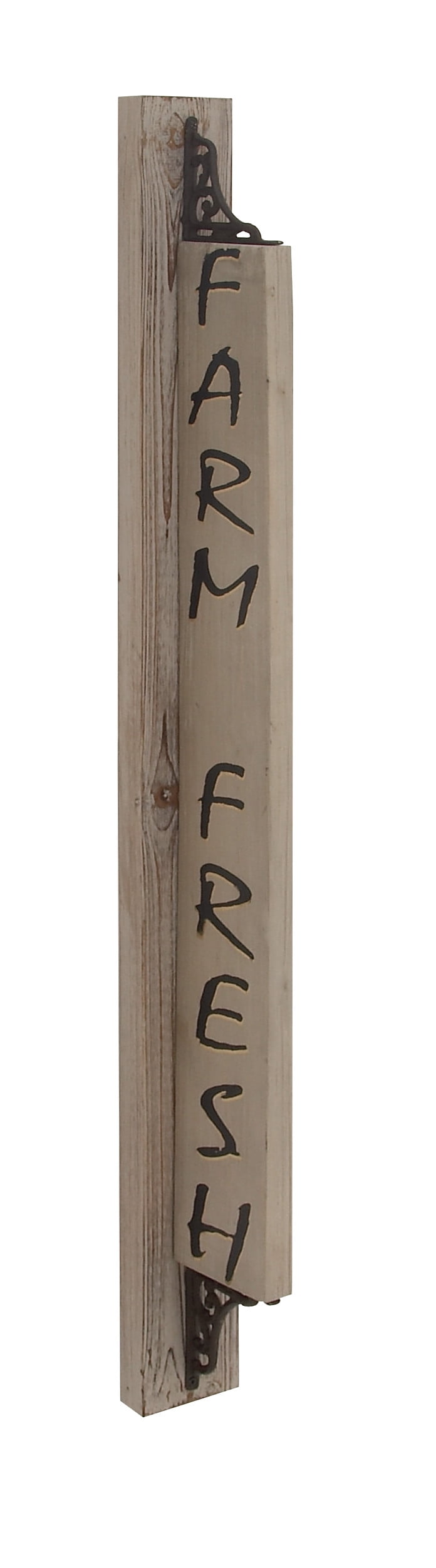 DecMode Farmhouse 35 x 3 inch distressed wall sign