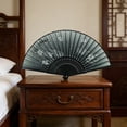 thumbnail image 6 of Folding Hand Fan Traditional Chinese Fan for Weddings Festivals and Dance Elegant Handheld Decoration, 6 of 6