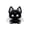 plushies#001, variant on Cute Black Cat Plushie with Wings, 7.87 Inch Gothic Emotional Support Stuffed Animal, Soft Plush Toy Desk Decor Halloween Christmas Gift for Women Girlfriend Girls Boys