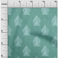 thumbnail image 1 of oneOone Organic Cotton Voile Fabric Leaves & Tree Block Printed Fabric 1 Yard 42 Inch Wide, 1 of 4