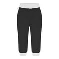 thumbnail image 5 of Posijego Women's Cargo Capri Pants Drawstring High Waist Jogger Pants Plus Size Casual Lounge Capri Pants, 5 of 6