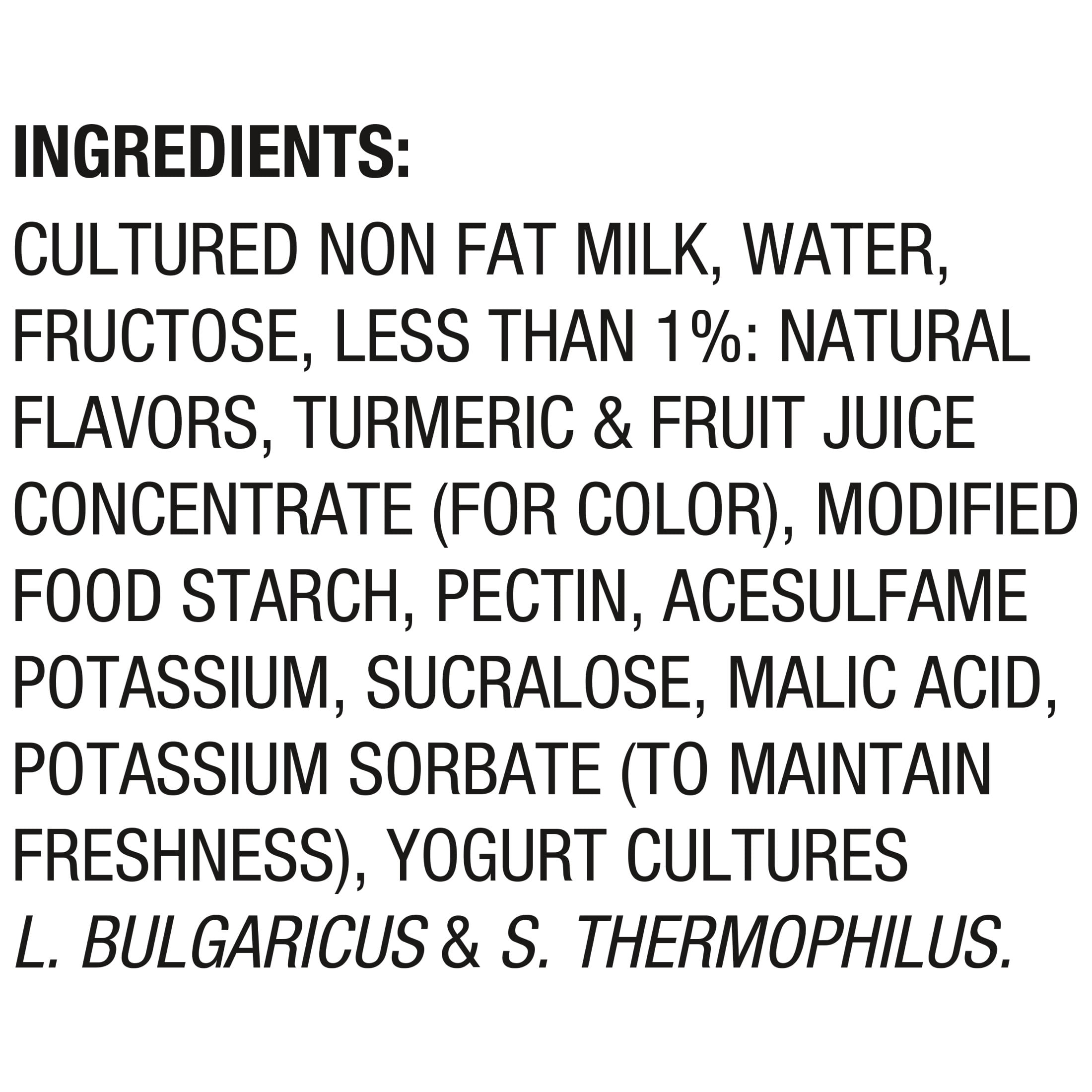 Light + Fit Creme Brulee Greek Fat Free Yogurt Cup, 5.3 oz