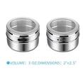 thumbnail image 4 of SDNall Magnetic Base Spice Tins,Stainless Steel Magnetic Spice Storage Jar Tins Container With Rack Holder, 4 of 9