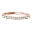 thumbnail image 2 of Aonejewelry 0.20 Carat Round Diamond Wedding Band In 14K Solid Rose Gold, 2 of 4