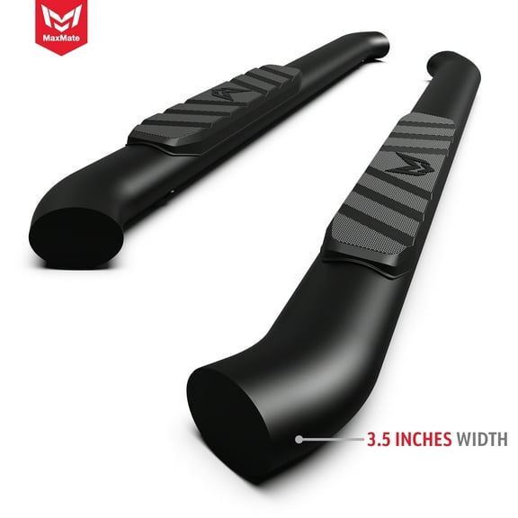 MaxMate 3.5" Oval Nerf Bar Side Steps Compatible with 2009-2018 Dodge Ram 1500; 2010-2026 2500 3500; 2019-2024 Classic | Reg Cab | SS2D35588MX | Side Rails Running Boards