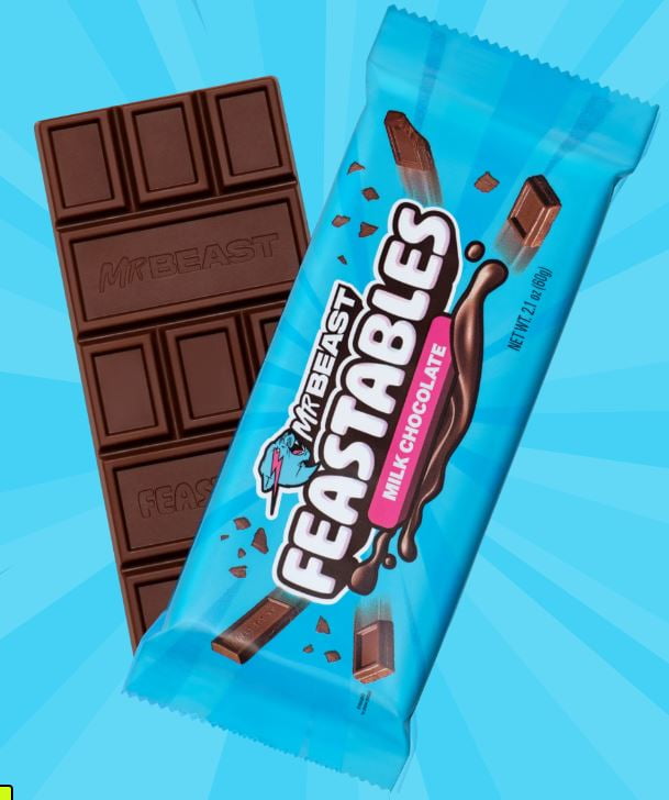 Feastables Mr Beast Bar Milk Chocolate Bar - (60g) - Walmart.ca