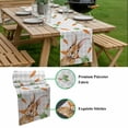 thumbnail image 5 of Easter Bunny Table Runner - 48 Inch Long, Kitchen Dining Table Runner Dresser Scarves, Spring Rabbits Carrots Gray Buffalo Plaid Farmhouse Decor for Coffee Tables Wedding Party Banquet, 5 of 8