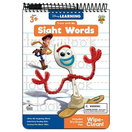 UPC: 0044222284534 | Trace with Me: Toy Story 4 Sight Words Activity Pad Grade PK-2 Paperback