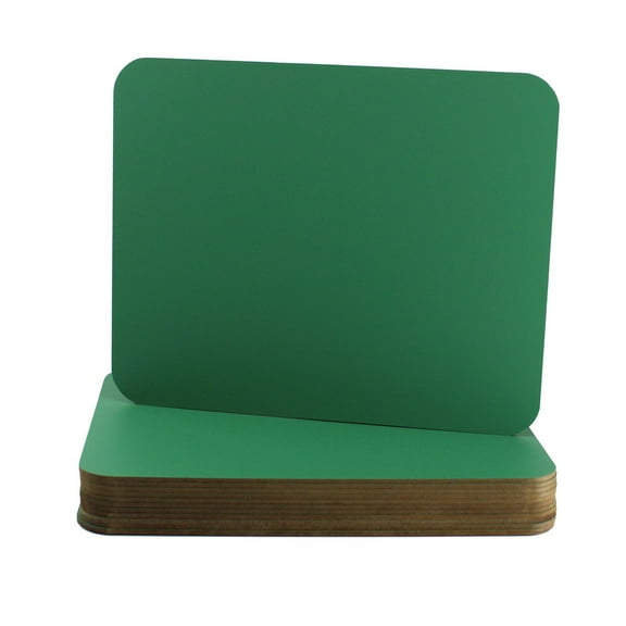 Office, School, Home, College 9.5 x 12 Green Chalkboard Bulk Pack of 12