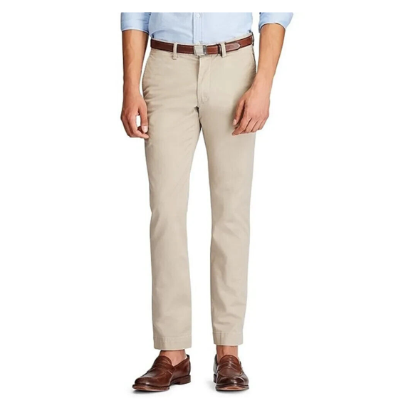 Men's Big and Tall Stretch Classic Fit Chino Pants Beige 50BX32