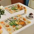 thumbnail image 4 of AUQ Pumpkins Maple Leaves Fall Placemats,12X16 Inch Seasonal Autumn Thanksgiving Table Mats for Party Kitchen Dining Decoration Thanksgiving Placemats, 4 of 7