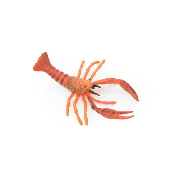 Crayfish Toy, Crawfish, Crawdads, Very Realistic Rubber Figure, Model, Educational, Animal, Hand Painted Figurines, 4" CH045 BB76