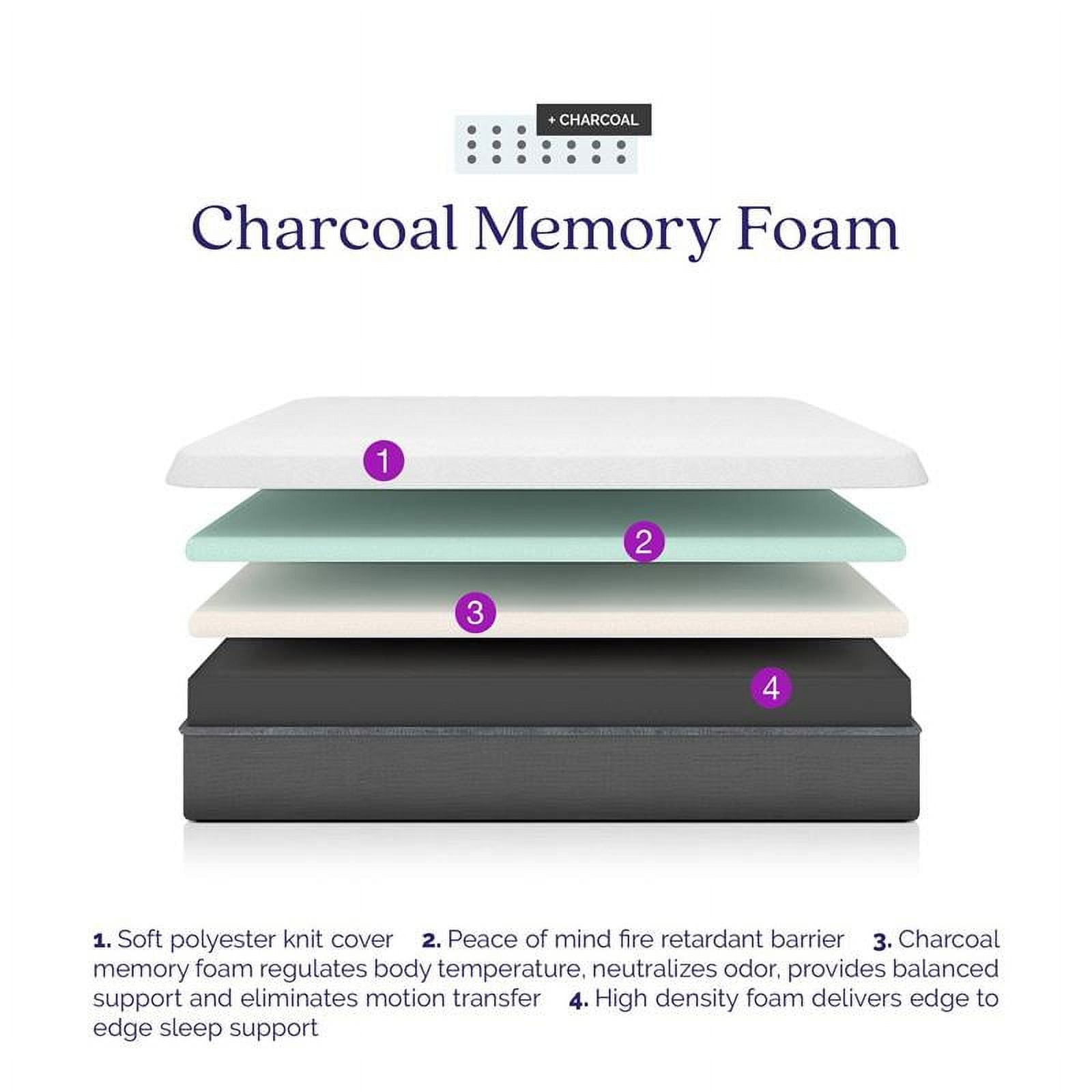 Signature Sleep Memoir 8" Charcoal Memory Foam Mattress Queen