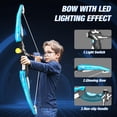 thumbnail image 4 of Set de arco y flecha HYES Moving Target con luz LED de 4 a 12 años, 4 of 9