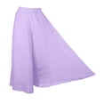 thumbnail image 6 of YUEHUA Women's Casual Elastic High Waist Wide Leg Pants Palazzo Trousers Skirt Elegant Flowy Wide Leg Pants Loose, 6 of 9