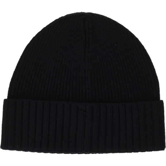 Hugo Boss Men's Fati Ribbed Beanie, Blue