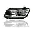 thumbnail image 4 of Headlight Assembly - Compatible/Replacement for '18-21 VW Volkswagen Tiguan S/SE/SEL/SEL R-Line/Jet-Black-Only - Halogen With LED Daytime Running Light - Pair, Left + Right Set - 5NL941006, 5NL941005, 4 of 4