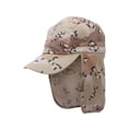 thumbnail image 2 of TopHeadwear Chapeau de Vacances avec Rabat et Couvre-Cou Complet - Guépard Camo, 2 of 2