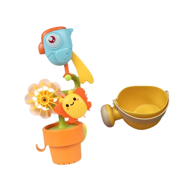 Juguete de baño para niños Juguete de natación, hábil de motor fino resistente interactiva, juguete de agua de bañera jugando juguete para niños para patrón de pájaros