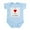 Sky Blue, variant on - I Love My Daddy Infant Bodysuit - Baby Light Bodysuit, Size Newborn - 24 Months