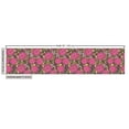 thumbnail image 3 of Floral Fabric by the Yard, Detailed Silhouettes of Roses and Leaves, Upholstery Fabric for Dining Chairs Home Decor Accents, Magenta Dark Warm Taupe by Ambesonne, 3 of 5