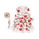 thumbnail image 1 of Lindo Vestido Floral para Perro con Correa para Perros Pequeños y Gatos Conjunto de Verano con Lazo para Cachorros Ropa de Encaje para Perros Hembra, 1 of 2