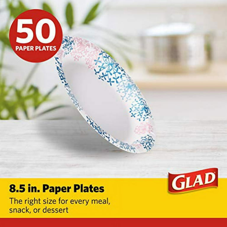  FOCUSLINE 360pack Paper Plates 8.375 Inch, Disposable Paper  Plates Bulk 360 Count, Soak-Proof & Cut-Proof Bulk Paper Plates for  Parties, Picnic and Family Gatherings. : Health & Household