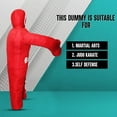 thumbnail image 5 of MMA Grappling Dummy- Punching Bag for Kids Wrestling BJJ Judo Karate Throwing Self Defense Boxing Brazilian JIU Jitsu Dummies Canvas- UNFILLED, 5 of 7
