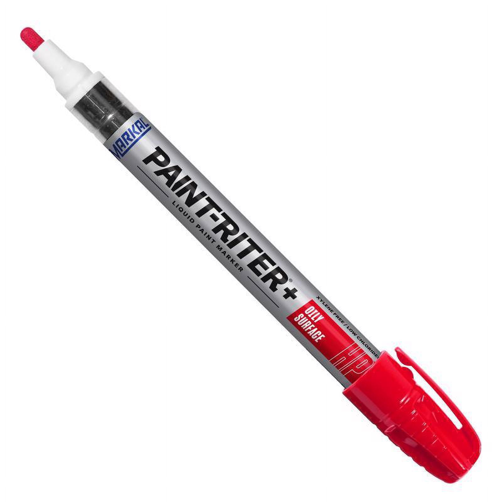 Markal 6061690 Paint-Riter Red Standard Liquid Paint Marker, Pack of 6