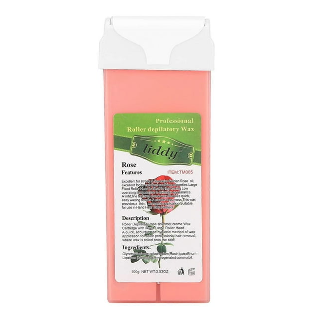 100g Hair Removal Roll On Wax Body Leg Chest Arm Bikini Armpit Depilatory Wax Roller Rose