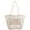White, variant on Gustave Mesh Tote Beach Bag for Women Summer Casual Hobo Pool Bags Large Foldable Sandproof Shoulder Handbag for Travel Beach Picnic Vacation - Brown