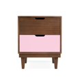 thumbnail image 3 of Nico & Yeye Kabano 2-Drawer Walnut Kids Nightstand -  Yellow, 3 of 5