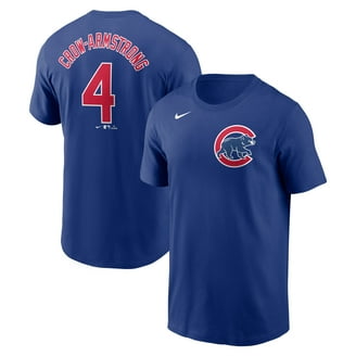 Men's Nike Heather Black Chicago Cubs Wordmark Tri-Blend T-Shirt