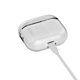 thumbnail image 4 of Audífonos Funda protectora de silicona elástica para Apple Airpods Pro 2 (blanco claro), 4 of 7