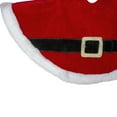 thumbnail image 3 of Northlight 20" Traditional Red and White Santa Claus Belt Buckle Mini Christmas Tree Skirt, 3 of 3