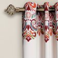 thumbnail image 3 of Lush Decor 16T000580 Clara Room Darkening Window Curtain Panel Set, 63" x 52", Yellow/Gray, 3 of 5