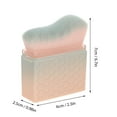 thumbnail image 2 of FESTFENDS Wave Design Tanner Brush for Foundation and Body Makeup with Protective Cover, 2 of 6