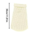 thumbnail image 3 of Dog Sweater Soft Knit Design For Comfort Ideal Cold Weather Wear Durable Easy Clean Indoor And Outdoor Use For Small Medium Large Breed, 3 of 4